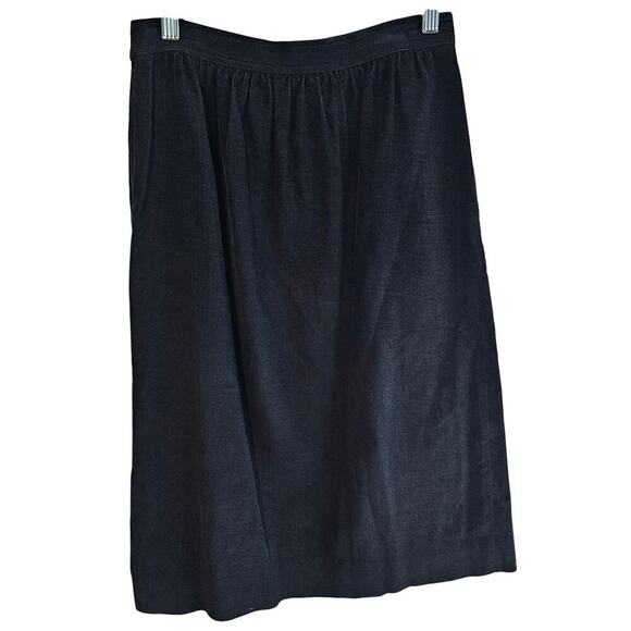 Vintage Prophecy Skirt Womens Small Black 80s Corduroy Whimsigoth Retro Preppy - Picture 2 of 10